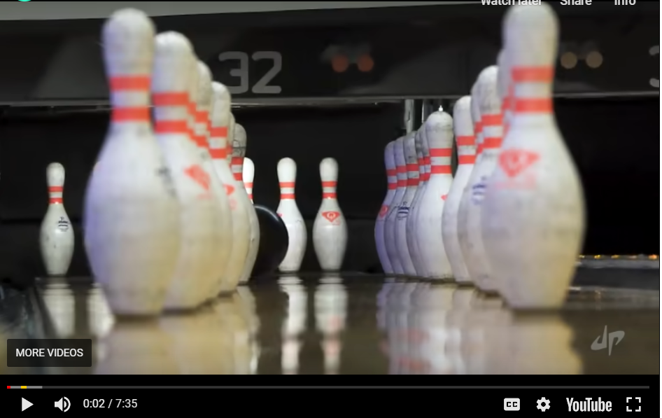 Bowling trick shots Video and photo galleries