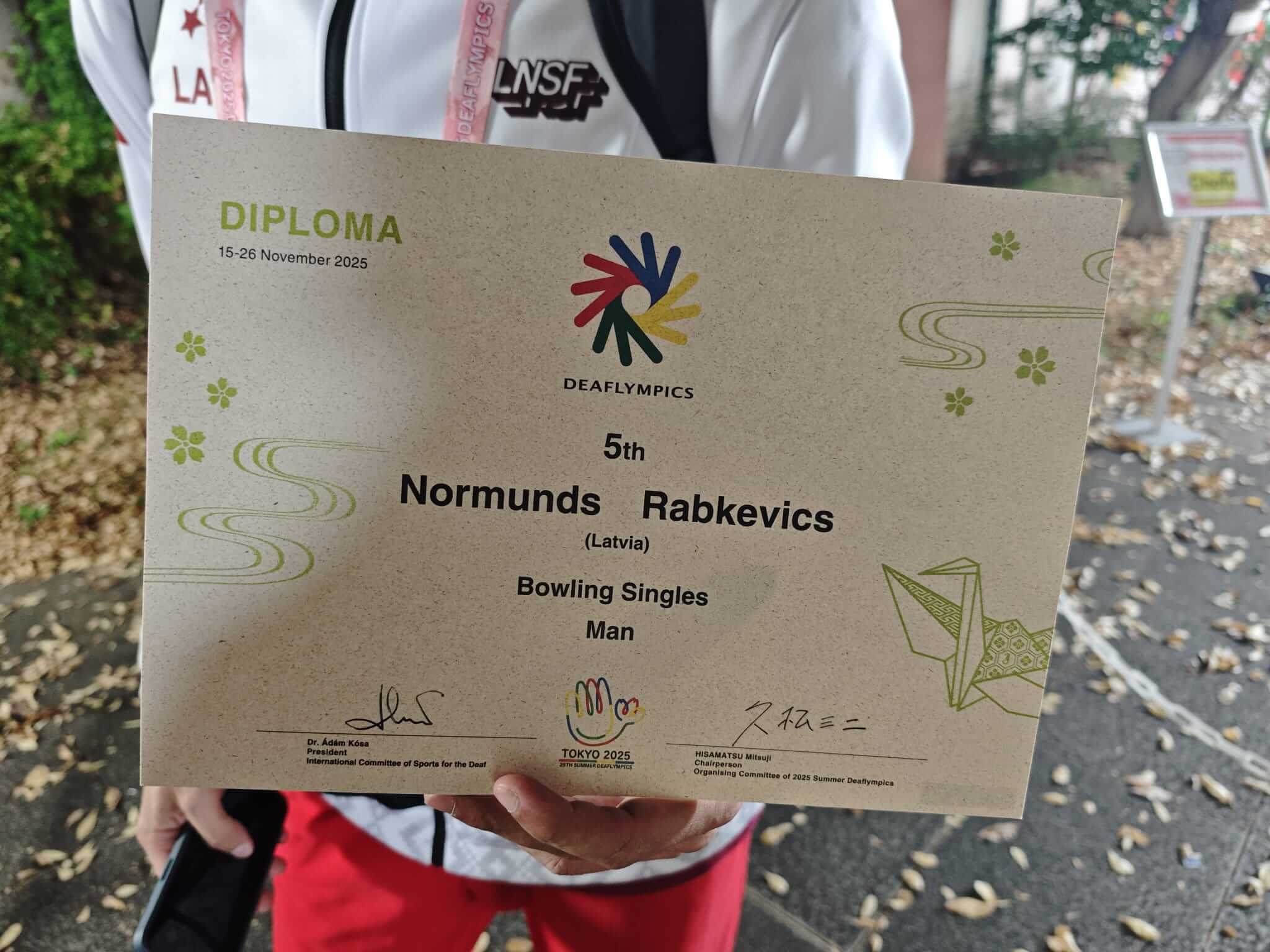 Normunds Rabkevičs 5 vieta