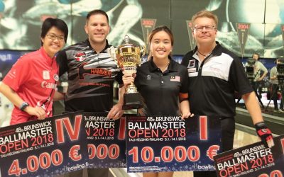 48 Brunswick Ballmaster Open uzvar Sin Li Jane no Malaizijas
