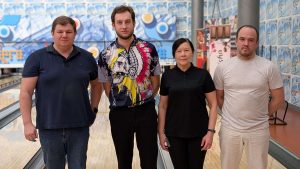 A.Jeļisejevs, A.Hudjakovs vs S.Jemeļjanova, E.Tračs