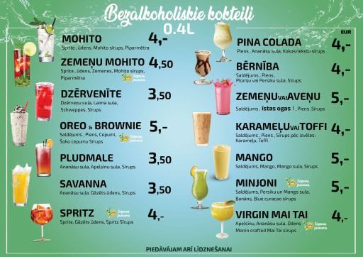 Kokteiļu karte