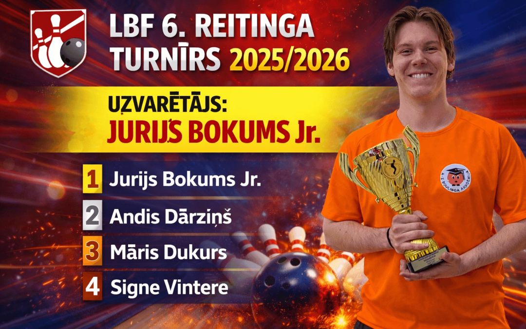 Par LBF 6. Reitinga turnīra uzvarētāju kļuvis Jurijs Bokums juniors