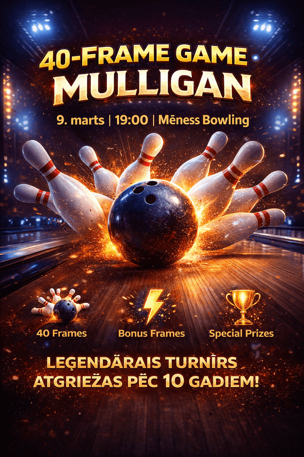 boulinga turnīrs Mulligan