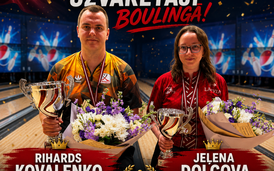 Latvijas Meistrasacīkšu uzvarētāji – Rihards Kovaļenko un Jeļena Dolgova