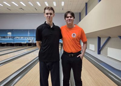 Fināla spēles dalībnieki Jēkabs Atvars - Jurij Bokums juniors