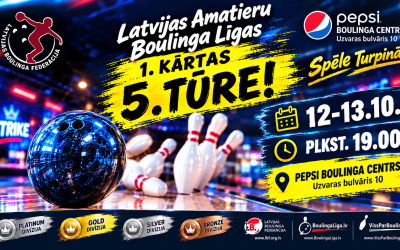 21. ABL 1. kārtas 5. tūre Silver un Bronze divīzijā – VissParBoulingu.lv labo sezonas rekordus!